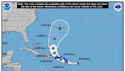 Tormenta tropical Ernesto comienza a afectar las Antillas Menores en su paso por el Caribe