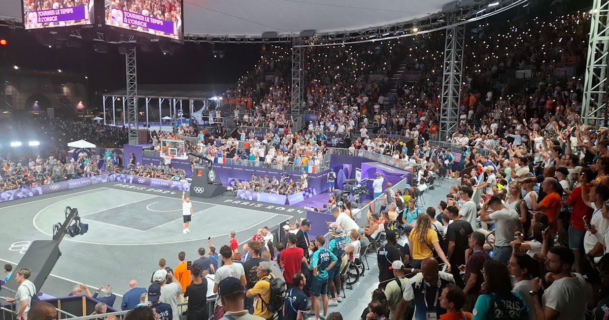 Paris 2024 Olympics: Noise record, outstanding atmosphere...: we were at the Parc Urbain for the 3x3 basketball finals