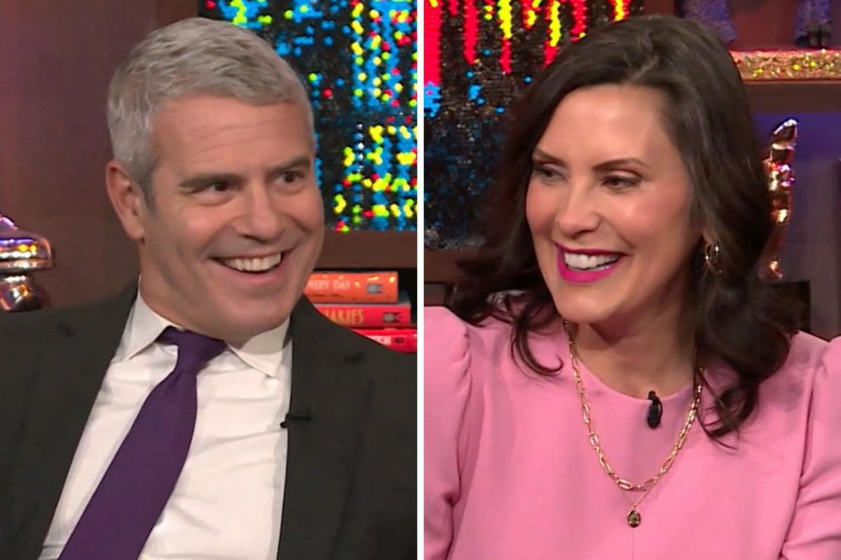 'WWHL': Gov. Gretchen Whitmer shocks Andy Cohen with admission about her "party girl" past