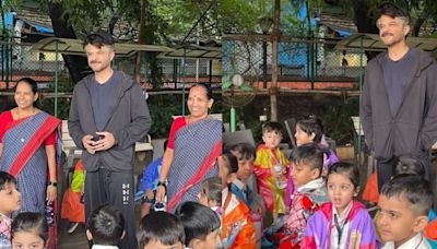 Anil Kapoor Relishes 'Back To School Feels', Enjoys Heartwarming Moment With School Kids- PIC