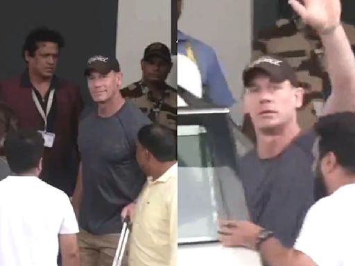 Video: WWE Star John Cena Arrives For Anant Ambani And Radhika Merchant's Wedding In Mumbai