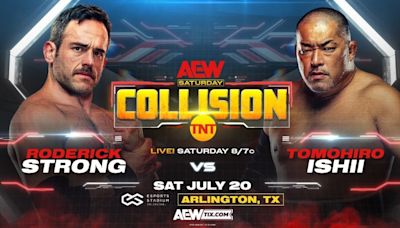 Roderick Strong vs. Tomohiro Ishii, FTR Segment Added To 7/20 AEW Collision