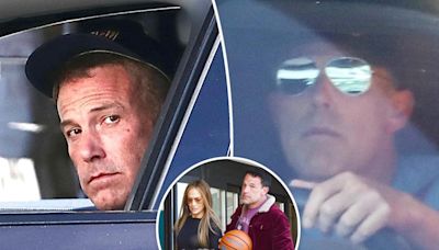 Ben Affleck looks downtrodden without wedding ring as Jennifer Lopez divorce looms