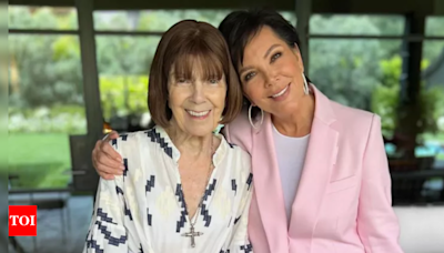 Kris Jenner thanks Mom MJ Shannon, for teaching her to be 'a strong, independent woman' on her 90th birthday | - Times of India