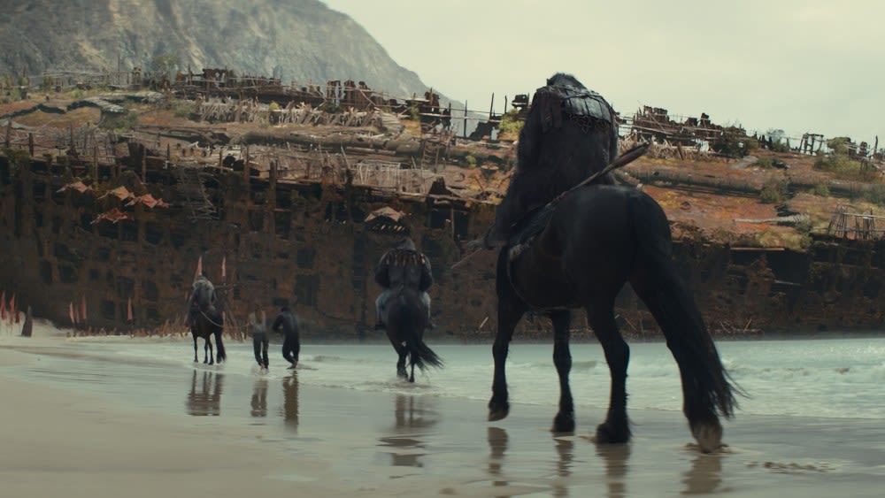 How ‘Kingdom of the Planet of the Apes’ Production Designer Built a Beached Ship the Size of a Football Field