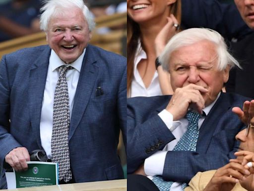 Sir David Attenborough honoured at Wimbledon for Tennis innovation