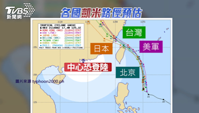 凱米逼近「恐變中颱」 估週一深夜海警、週二陸警