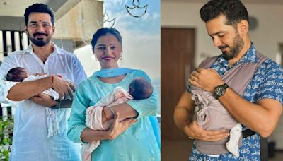 Abhinav Shukla's First Birthday as a Dad: A glimpse into his parenting journey with twin daughters Edhaa and Jeeva