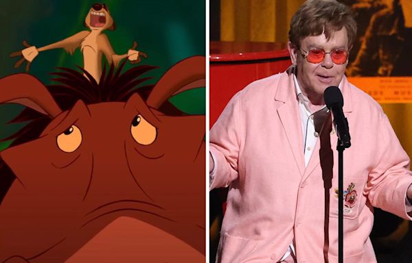 Nathan Lane says Elton John was "mortified" by the idea of "the warthog and the meerkat" singing his 'Lion King' hit "Can You Feel The Love Tonight"