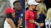 Loved-up England stars including Saka & Kane celebrate with Wags after shootout