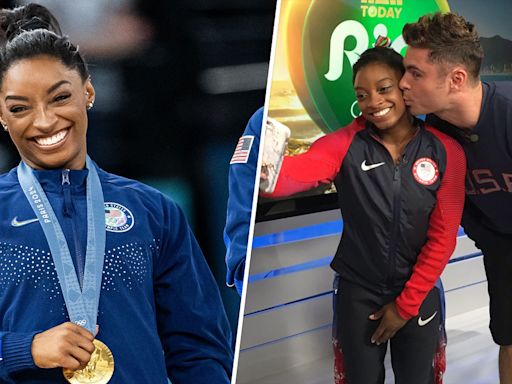 Zac Efron shows support for Simone Biles' gold medal win 8 years after their meeting on TODAY