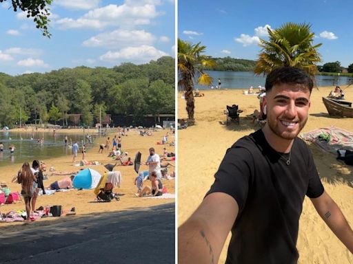 'I went to London's secret beach - it was better than Brighton'