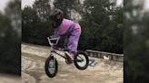 Young BMX Rider Refuses To Give Up On Challenging Trick