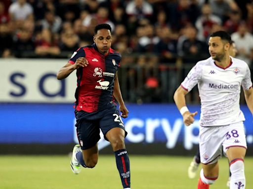 Yerry Mina, presente en el cierre de temporada de Cagliari