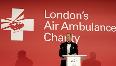 William praises success of fundraising appeal for new air ambulance helicopters