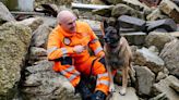 Fire Search and Rescue dog gets Guard of Honour on retirement