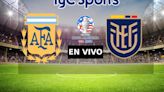 TYC SPOR PLAY transmitió el partido Ecuador 1 (2) -1 (4) Argentina (04/07/2024)