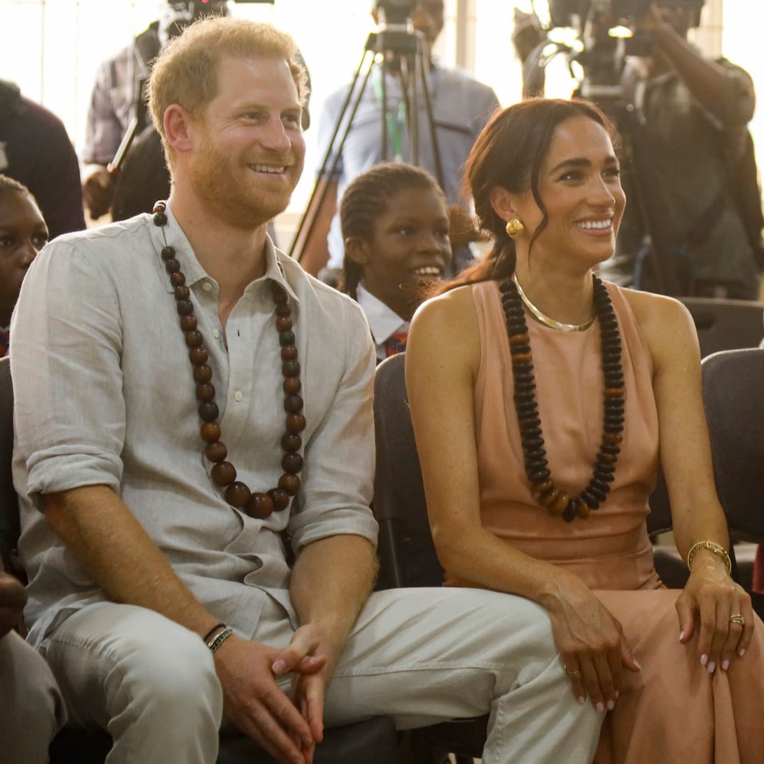 Prince Harry and Meghan Markle Arrive in Nigeria for 3-Day Tour - E! Online