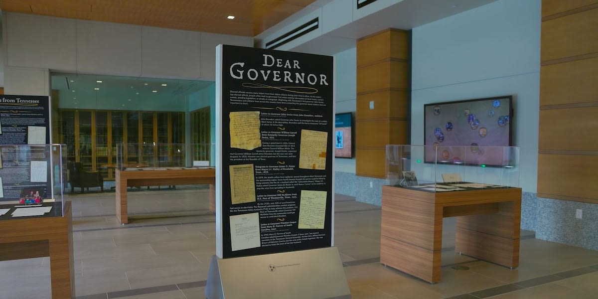 New ‘Dear Governor’ exhibit at state library showcases past Tennessee governors’ communications