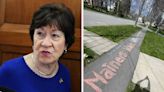 Susan Collins Called Police Over A Chalk Drawing Asking Her To "Please" Support Abortion Rights