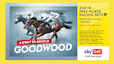 Goodwood Festival offer: Bet £10 get £40 in free bets with Sky Bet