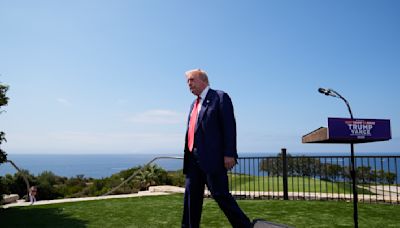 Trump 'knock[s] the hell' out of California during fundraising jaunt to the state