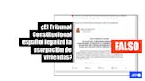 El Constitucional español no declaró legal la okupación de viviendas, sigue siendo un delito