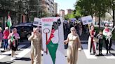 Una manifestación en Pamplona reclama parar el "genocidio" en Gaza y la ruptura de relaciones con Israel