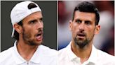 Novak Djokovic meets Lorenzo Musetti again as he eyes another Wimbledon final