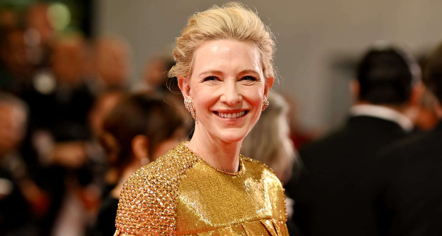 Cate Blanchett is a Golden Goddess at Cannes 2024 Premiere of Her New Movie ‘Rumours’