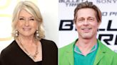 Martha Stewart Says She 'Melts' Looking at Pictures of Brad Pitt on Instagram: 'He Is So Cute'