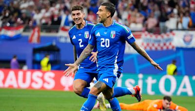 Italy score late equaliser against Croatia to advance to Euro 2024 last 16