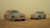 Tata Curvv coupe SUV teased bashing sand dunes, launch around corners