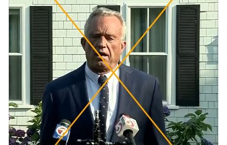 Footage of Robert F. Kennedy Jr press conference deceptively edited