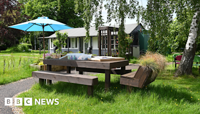 Epsom: Therapy garden opens to help with mental health