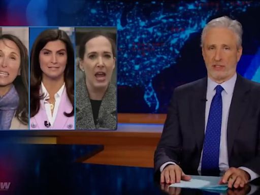 Jon Stewart makes fun of Trump trial coverage in Daily Show rant