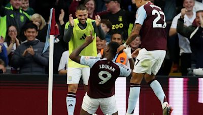 Jhon Jáder Durán estará como suplente en el partido de Aston Villa ante Young Boys por Champions League