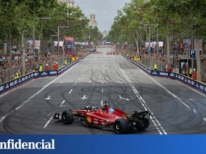 Un mar de brazos y teléfonos móviles: el mensaje de Barcelona para continuar con la Fórmula 1