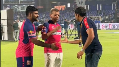 DC owner Parth Jindal's handshake with Sanju Samson goes viral, netizens react