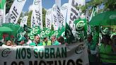 Csif protesta contra la discriminación que sufren los funcionarios de Justicia andaluces