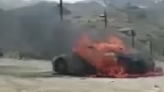 Corvette Prototype Burns to the Ground in Spain