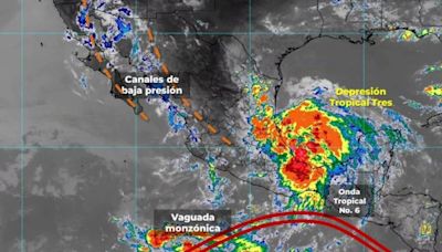 Depresión Tropical Tres 2024: trayectoria, estados afectados y cuándo se formará el Ciclón Tropical Chris