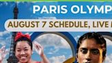 Paris Olympics 2024: India schedule on August 7, live time (IST), streaming