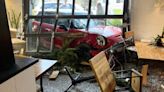 Man struck when car crashes into Fox in the Snow Cafe
