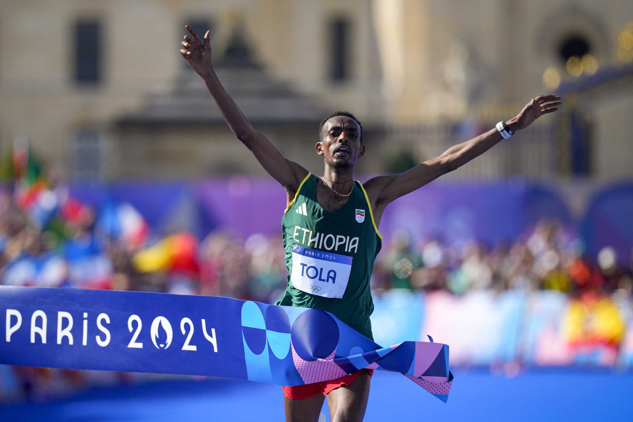 Ethiopian runner Tamirat Tola wins men's marathon at Paris Olympics to end Kenya dominance