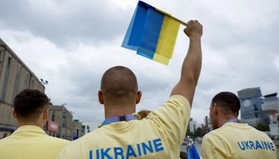 For Ukrainian athletes, joy mixes with sorrow at the Paris Olympics