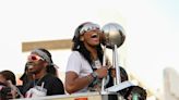 A'ja Wilson mocks, then thanks, critics while Aces celebrate second consecutive WNBA title