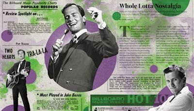 From a Hit Cover of ‘Ain’t That a Shame’ to Decades of Fame: Pat Boone in Billboard’s Back Pages