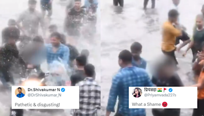 Mob Blocks Flooded Road To Grope Woman In Broad Daylight In Lucknow; Furious Netizens Demand Action