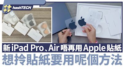 新iPad Pro﹑iPad Air唔再附送Apple貼紙 想拎貼補要用呢個方法｜數碼生活